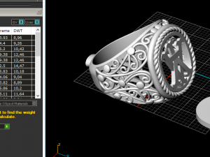 186 Women ring gift for women Modèles 3D en vedette