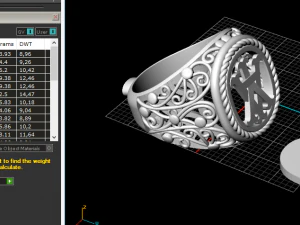 186 Women ring gift for women 3D Print Model