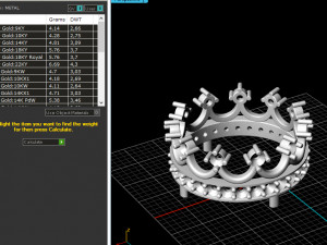 190 Crown ring 3D Print Model