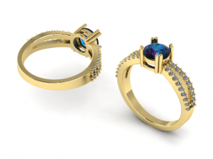 191 Ring for women 3D Print Model