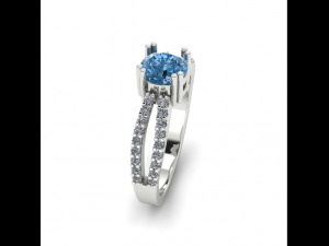 191 Ring for women 3D Print Model