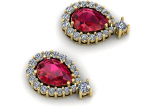192 Earrings for women 3D प्रिंट मॉडल