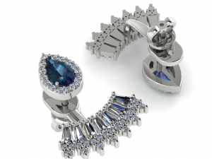 193 Beautiful earrings for women 3D प्रिंट मॉडल