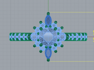 194 Ring for women Modello di stampa 3D