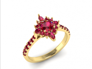 194 Ring for women Modello di stampa 3D