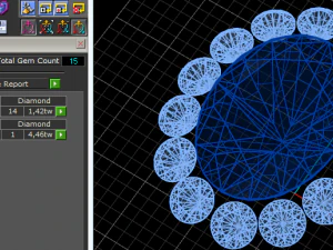 195 Beautiful ring for women 3D Print Model