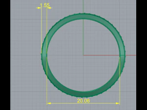 197 Wedding ring 3D Print Model