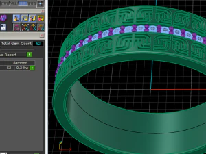197 Wedding ring 3D Print Model