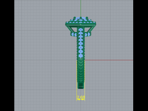 200 Hexagon ring 3D 프린트 모델