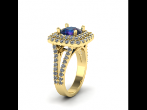 201 Ring for women 3D Print Model