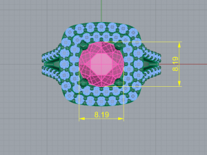 201 Ring for women 3D Print Model
