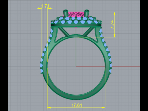 201 Ring for women 3D Print Model