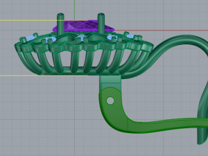 202 Earrings with hearts 3D Print Model