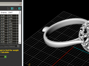 203 Ring with hearts Model Cetak 3D
