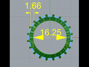 204 Ring 3D Print Model