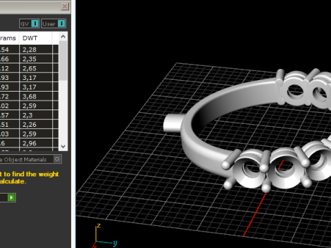 205 Ring for women Model do druku 3D