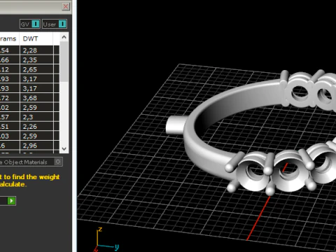 205 Ring for women 3D Print Model