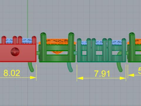 206 Beautiful bracelet 3D Print Model