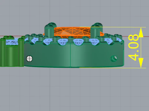 207 Bracelet 3D Print Model