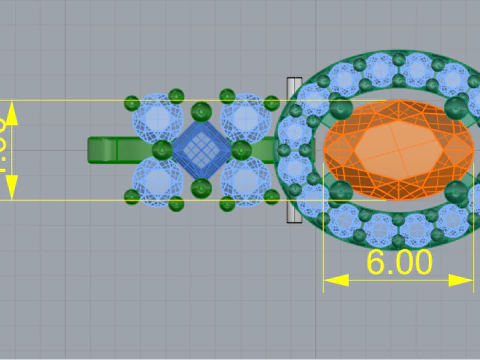 207 Bracelet 3D Print Model