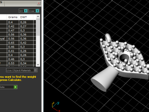 208 Pendant in the form of eyes 3D Принт Модель