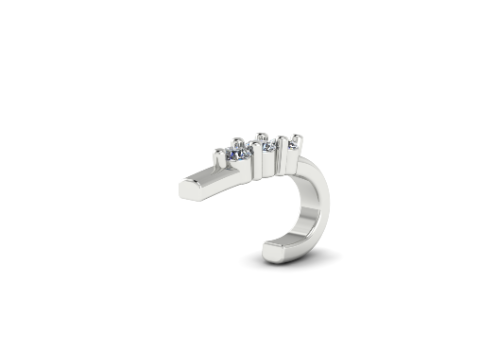 209 Fashionable nose pin 3D Baskı Modeli