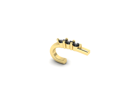 209 Fashionable nose pin Modèles 3D en vedette
