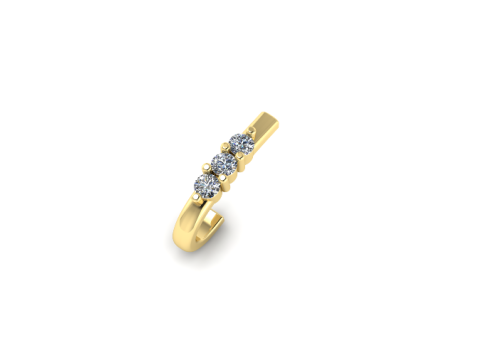 209 Fashionable nose pin Modèles 3D en vedette