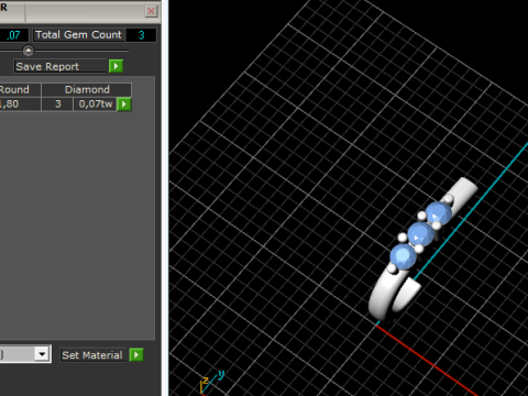 209 Fashionable nose pin Modèles 3D en vedette