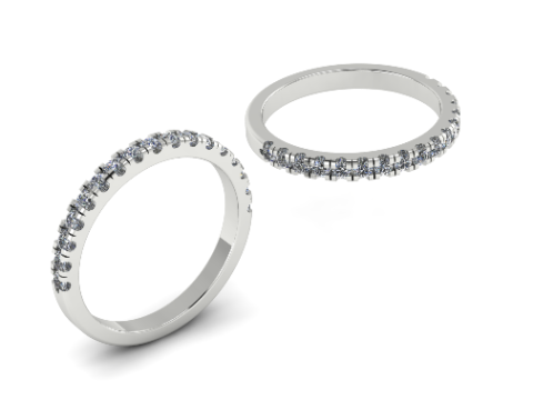 210 Wedding ring 3D Принт Модель