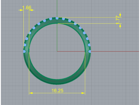 210 Wedding ring 3D Принт Модель