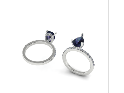 211 Ring for women 3D Print Model