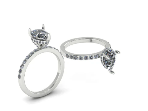 211 Ring for women 3D Print Model