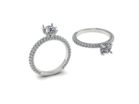 212 Ring for women 3D Print Model