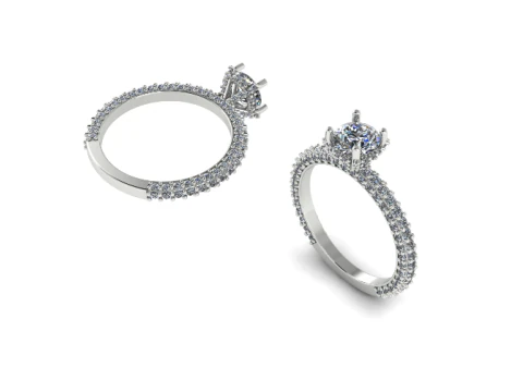 212 Ring for women 3D Print Model