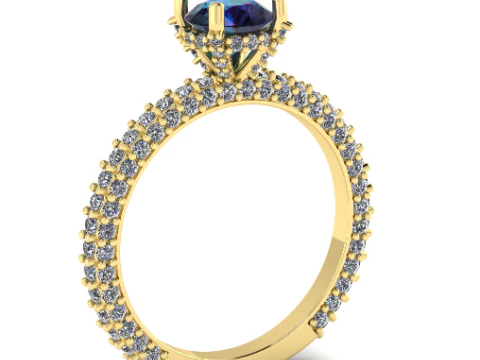 212 Ring for women 3D Print Model