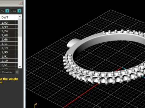 212 Ring for women 3D Print Model