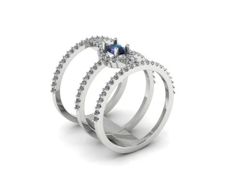 213 メスリング 3Dプリントモデル