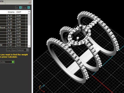 213 Female ring 3D Print Model