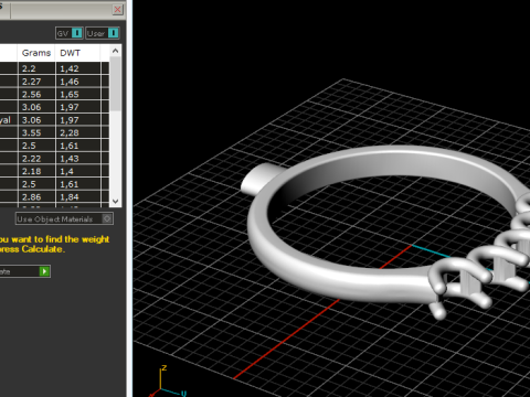 214 Жіноча обручка 3D Принт Модель