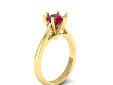 215 Ring for women 3D Print Model