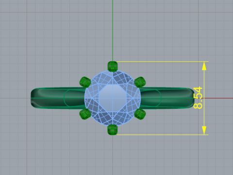 215 Ring for women 3D Принт Модель