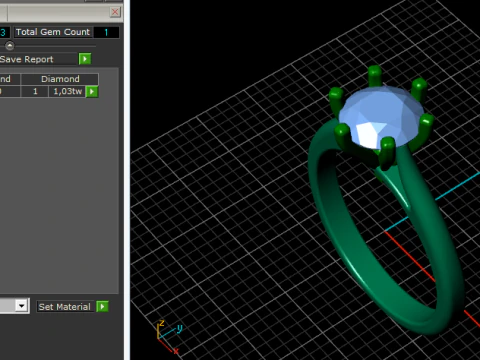 215 Ring for women 3D Print Model