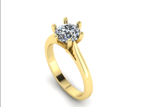 215 Ring for women 3D Print Model