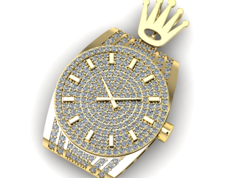 216 Pendant in the form of a Roleix watch 3D Print Model