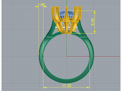 217 Beautiful ring Modelo de impresión 3D