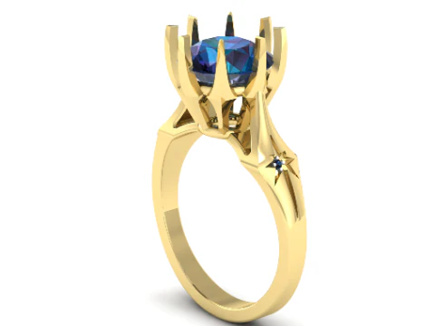 217 Beautiful ring 3D Print Model