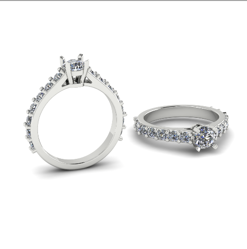 218 Ring for women Model do druku 3D .c4d .max .obj .3ds .fbx .stl .blend 