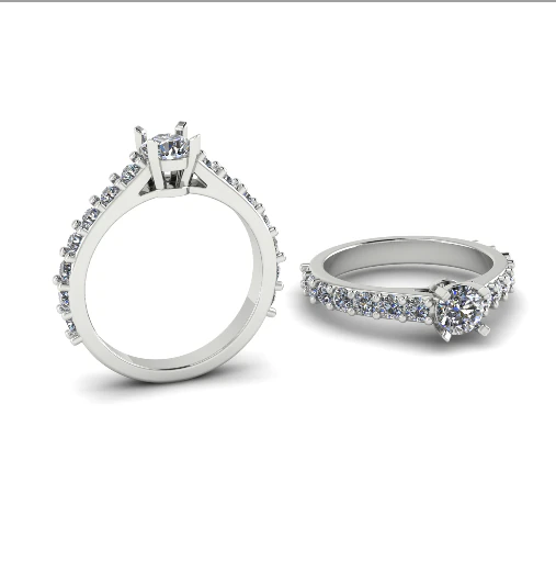 218 Ring for women 3D Print Model .c4d .max .obj .3ds .fbx .stl .blend 