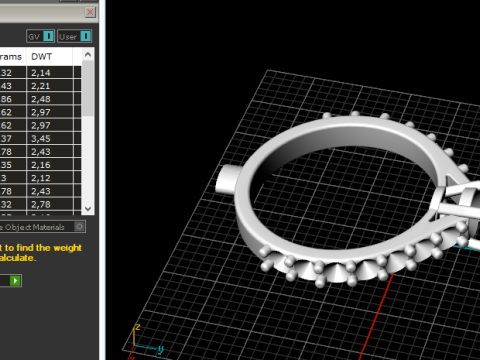 218 Ring for women Model do druku 3D